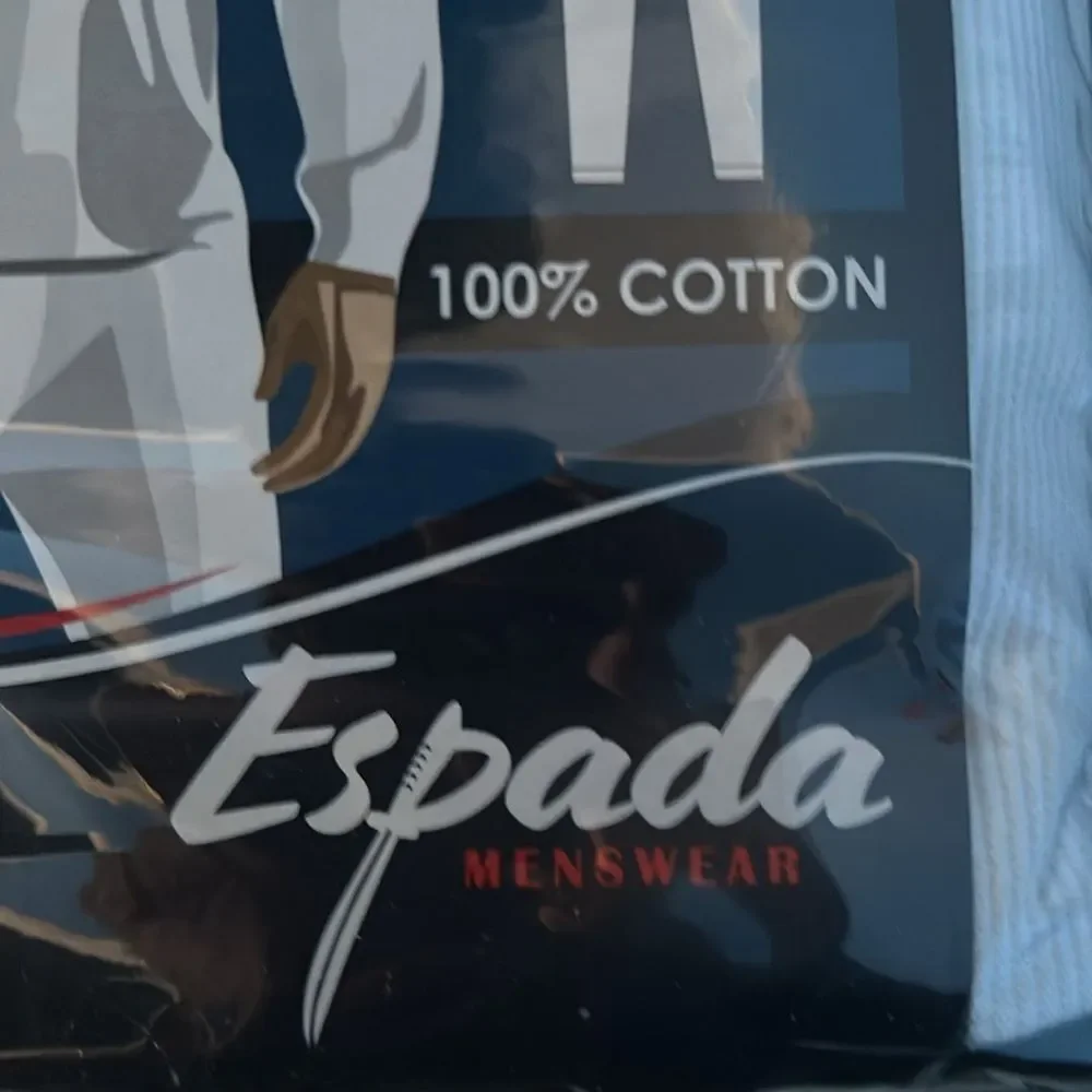 Espada Men’s XL White Thermal Underwear Set 100% Cotton Top & Bottom